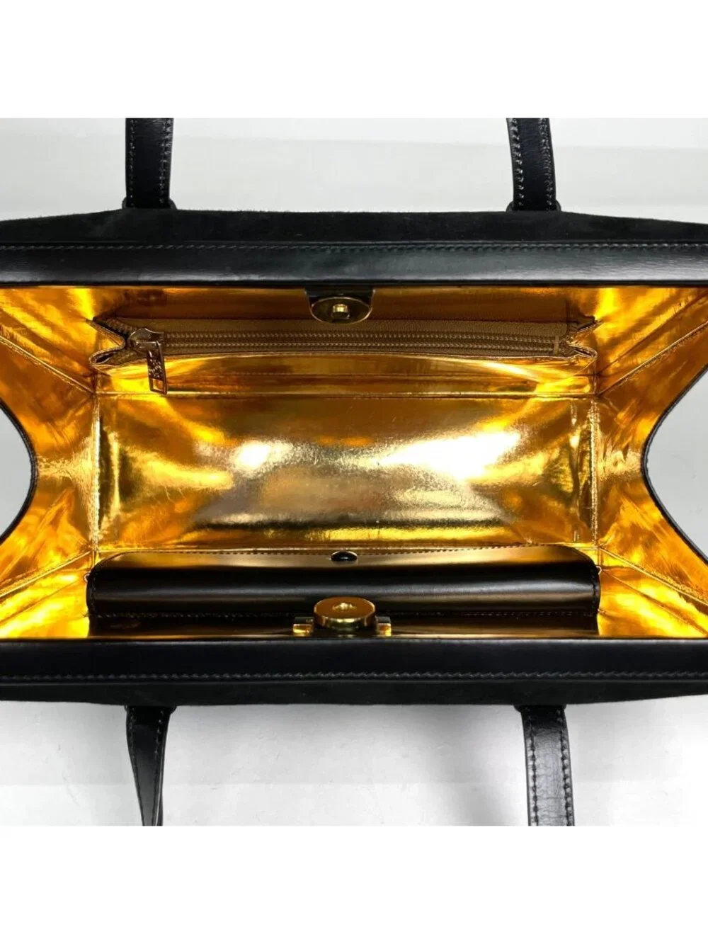Loewe Handbag Anagram Leather Black